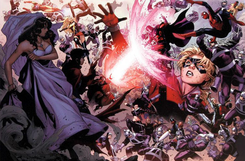 Avengers The Childrens Crusade 4 Marvel Comics Artist Jim Cheung Canvas Giclée Print Numbered