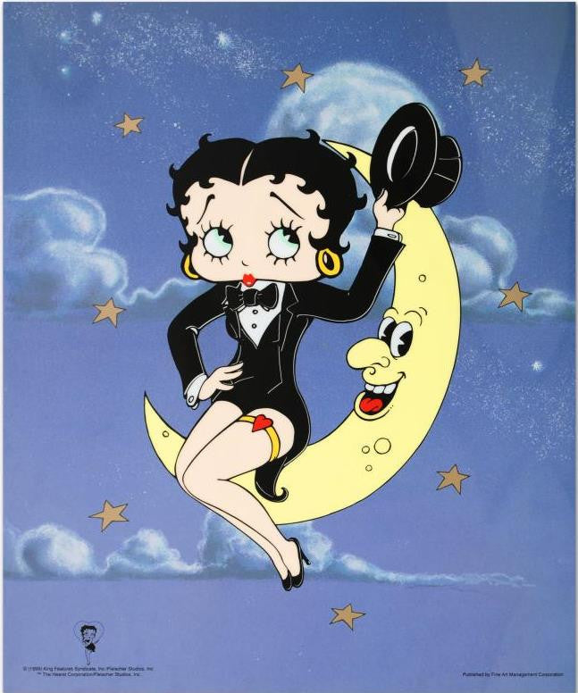 Betty Boop Moon Fleischer Studios Sericel King Features Hearst