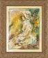 Girl VI Marta Wiley Original Mixed Media Painting on Canvas Artist Hand Signed Framed