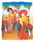 Moshe Leider Untitled Original Fine Art Mixed Media Painting Artist Hand Signed