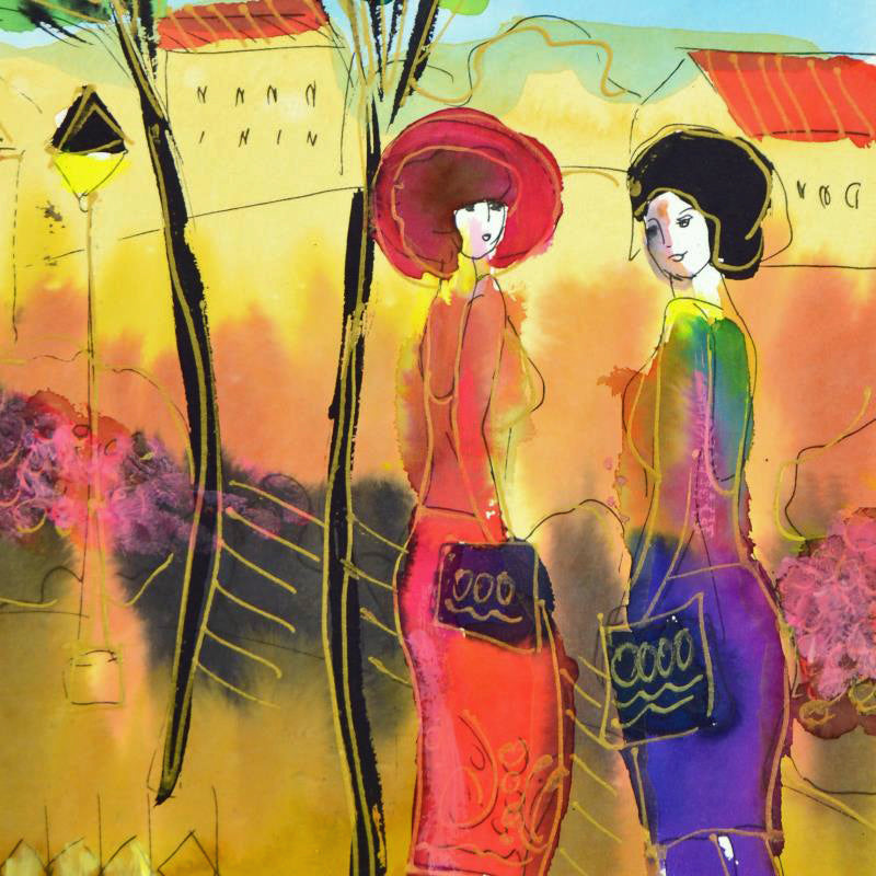 Moshe Leider Untitled Original Watercolor Painting Artist Hand Signed