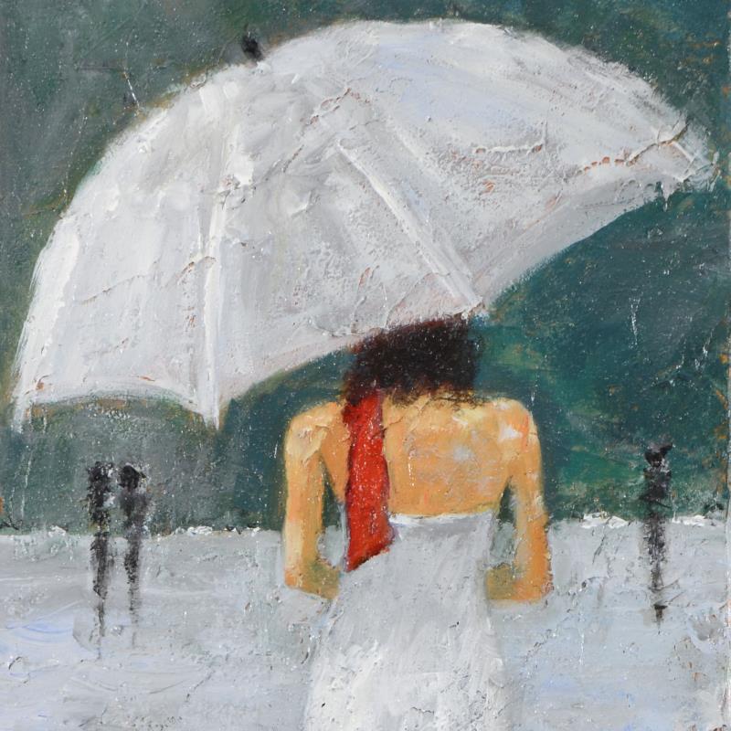 Spring Shower Michael Maselli Original Acrylic Painting on Canvas Artist Hand Signed