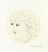 Max Papart Original Ink Drawing on Paper Artist Hand Signed