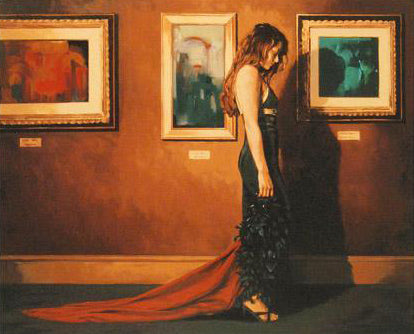 After the Party Mark Spain Serigraph Print Artist Hand Signed and US Numbered