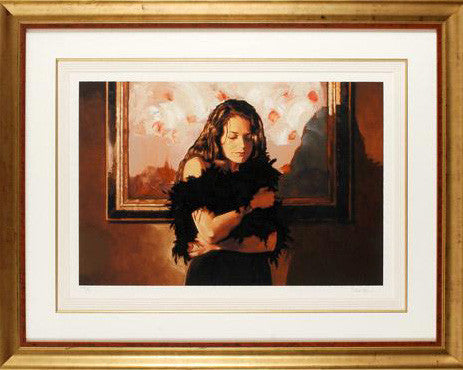 The Black Dress Mark Spain Artist Proof Serigraph Print Artist Hand Signed and Numbered