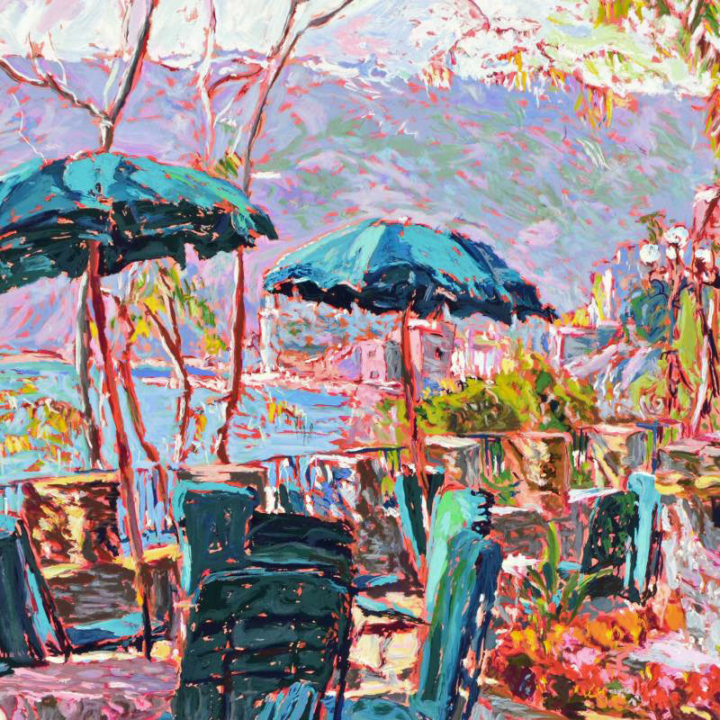 Porta Roca Marco Sassone Serigraph Print Artist Hand Signed and Numbered