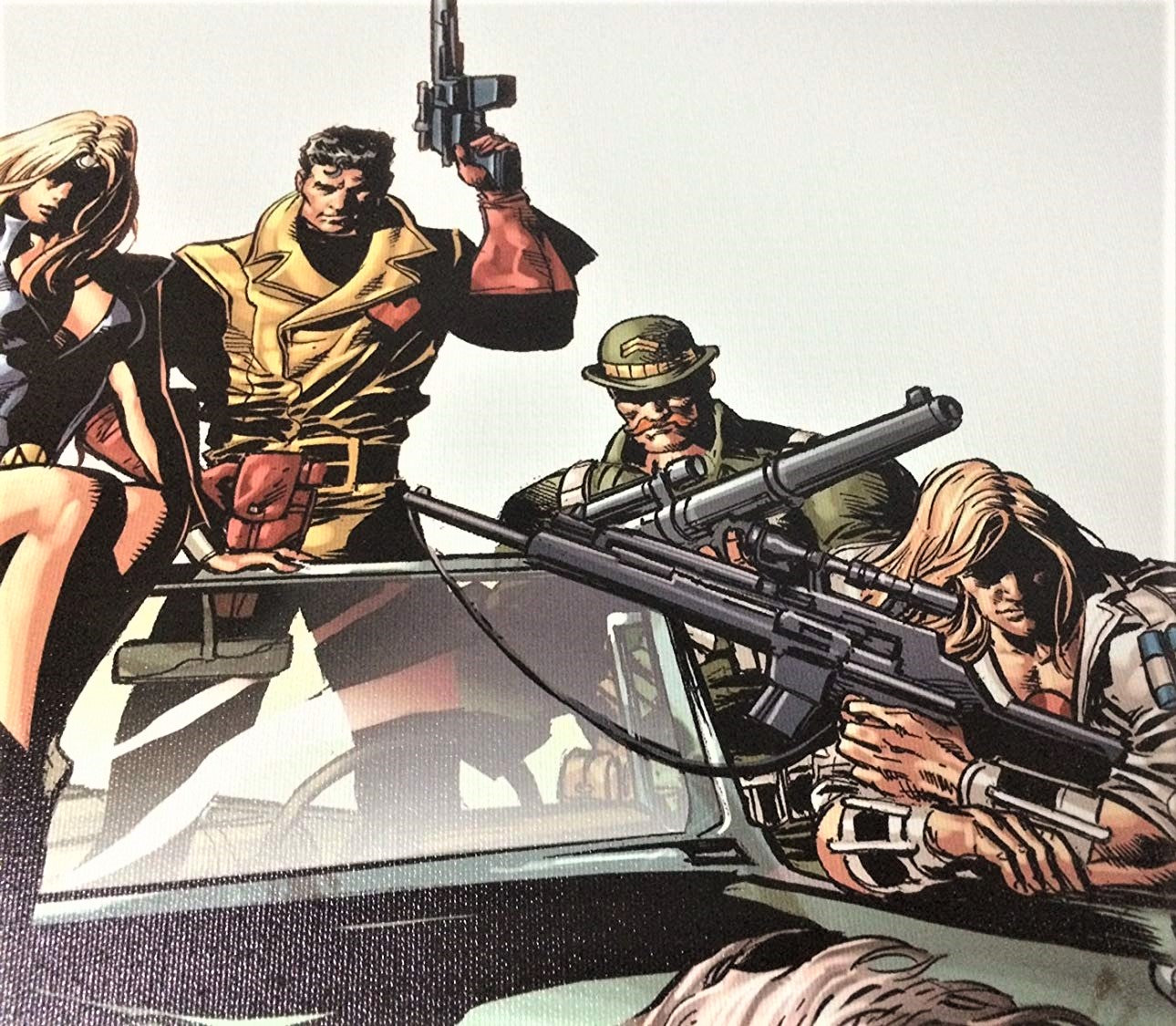 New Avengers 10 Marvel Comic Artist Mike Deodato Canvas Giclée Print Numbered