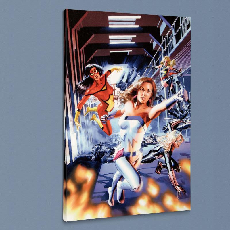 New Avengers Annual 3 Marvel Comics Artist Mike Mayhew Canvas Giclée Print Numbered