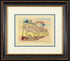Neal Doty Original Mixed Media Linocut Artist Hand Signed Framed