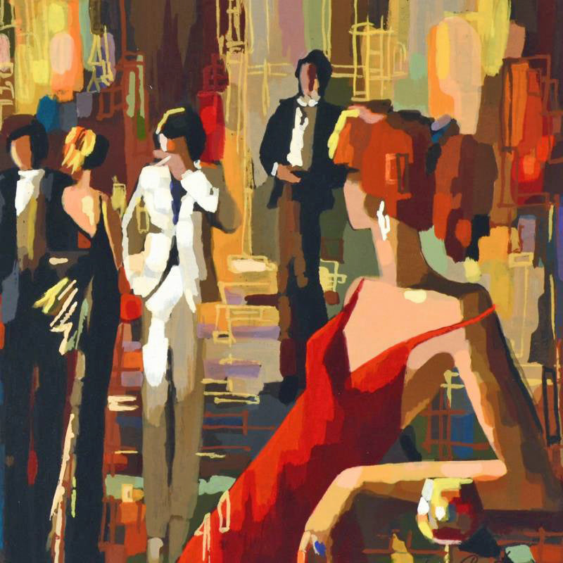 Spotlights Nelly Panto Artist Proof Serigraph Artist Hand Signed Numbered and Framed