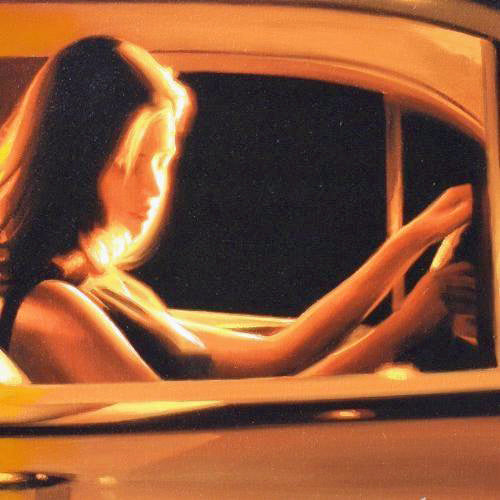 Night Driver Carrie Graber Canvas Giclée Print Artist Hand Signed and Numbered