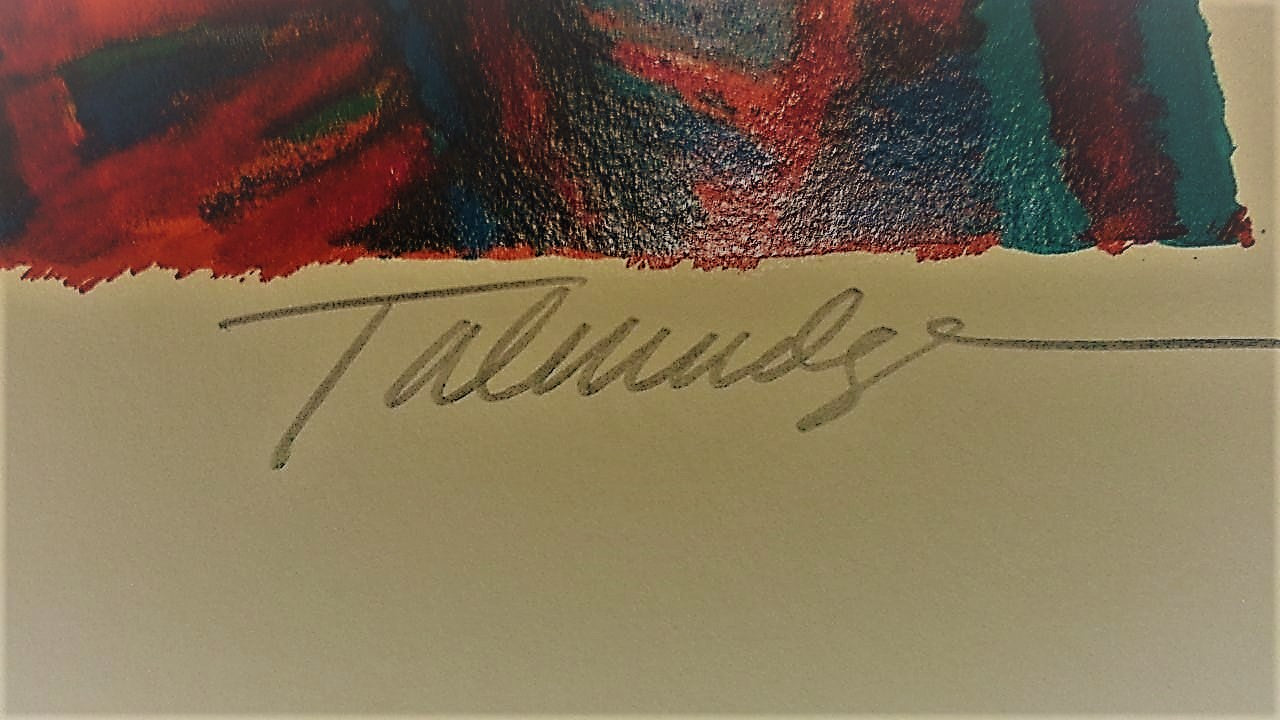 Opening Night at the Carnival James Talmadge Serigraph Print Artist Hand Signed and Numbered