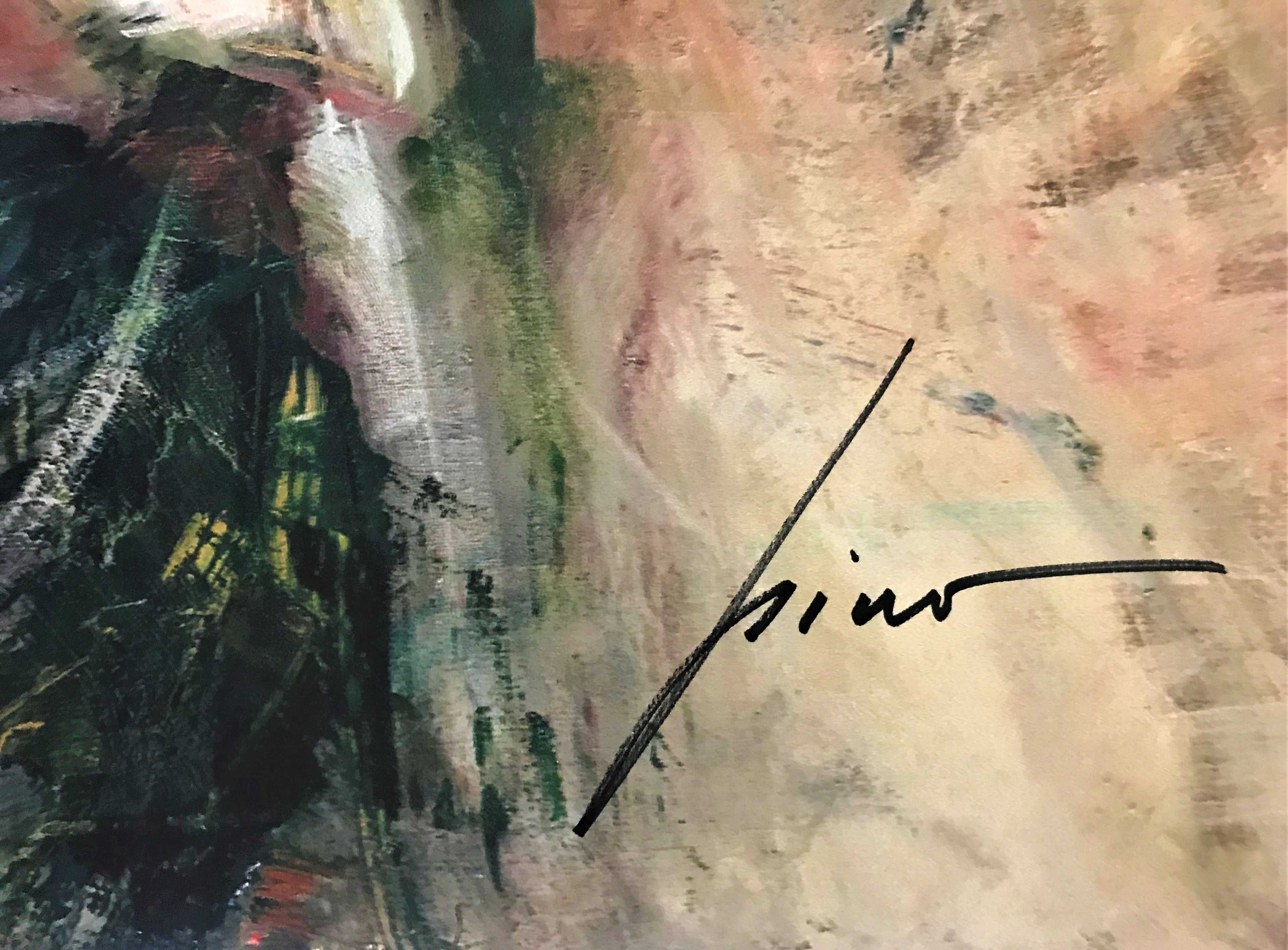 Anticipation Pino Daeni Giclée Print Artist Hand Signed and Numbered