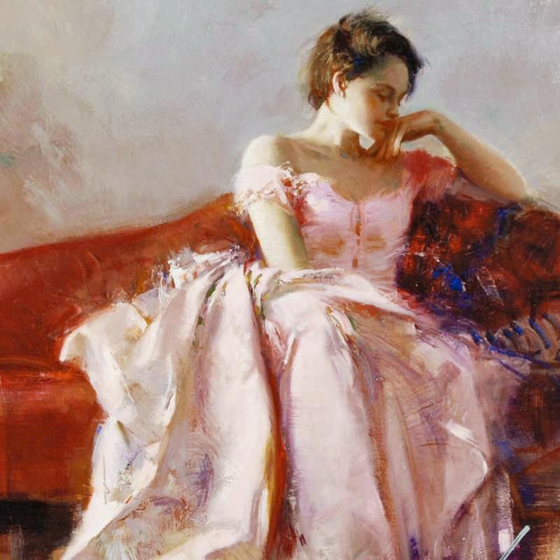 Evening Pino Daeni Canvas Giclée Print Artist Hand Signed and Numbered