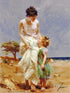 Joyful Memories Pino Daeni Canvas Giclée Print Artist Hand Signed and Numbered
