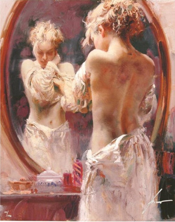 Contemplation Pino Daeni Giclée Print Artist Hand Signed and Numbered