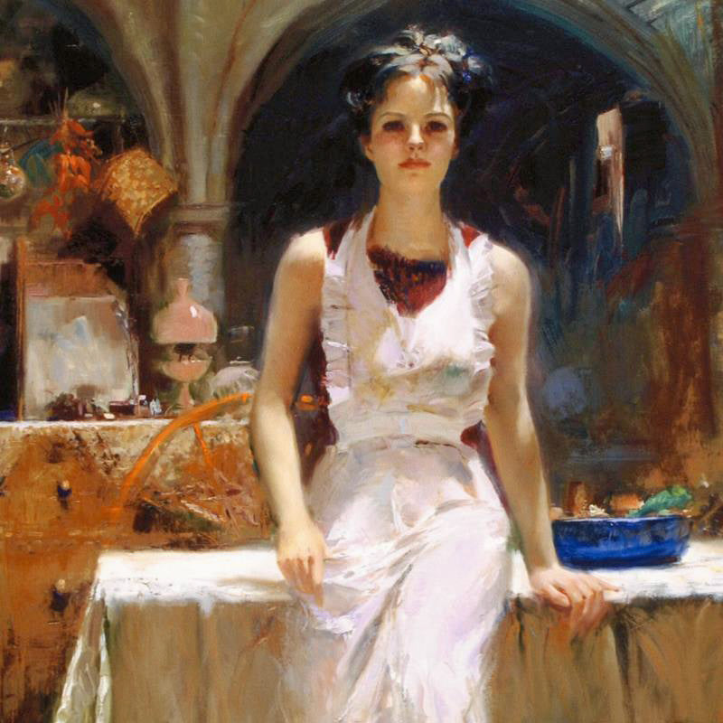 Deborah Revisited Pino Daeni Canvas Giclée Print Artist Hand Signed and Numbered