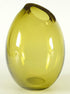 Paul Brayton Hand Blown Glass Vase Sculpture Artist Hand Signed and Dated