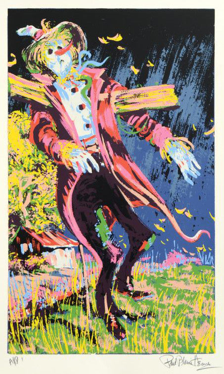 Scare Crow Paul Blaine Henrie Serigraph Artist Proof Print Hand Signed and AP Numbered