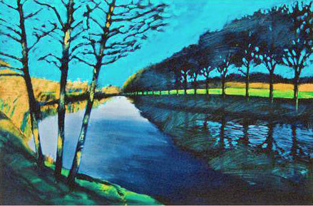 Downstream II Paul Powis Giclée Print Artist Hand Signed and Numbered