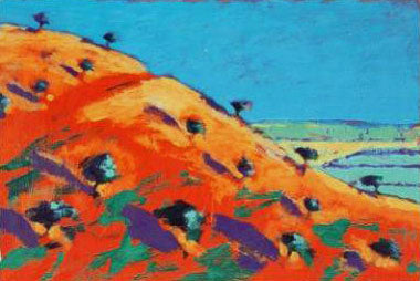 North Hill Paul Powis Serigraph Print Artist Hand Signed and Numbered