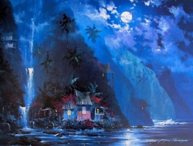 Paradise Wyland and James Coleman Lithograph Print Artists Hand Signed and Numbered