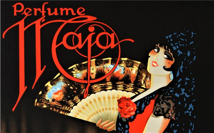 Perfume Maja RE Society Hand Pulled Lithograph Print Lithographer Hand Signed and Numbered