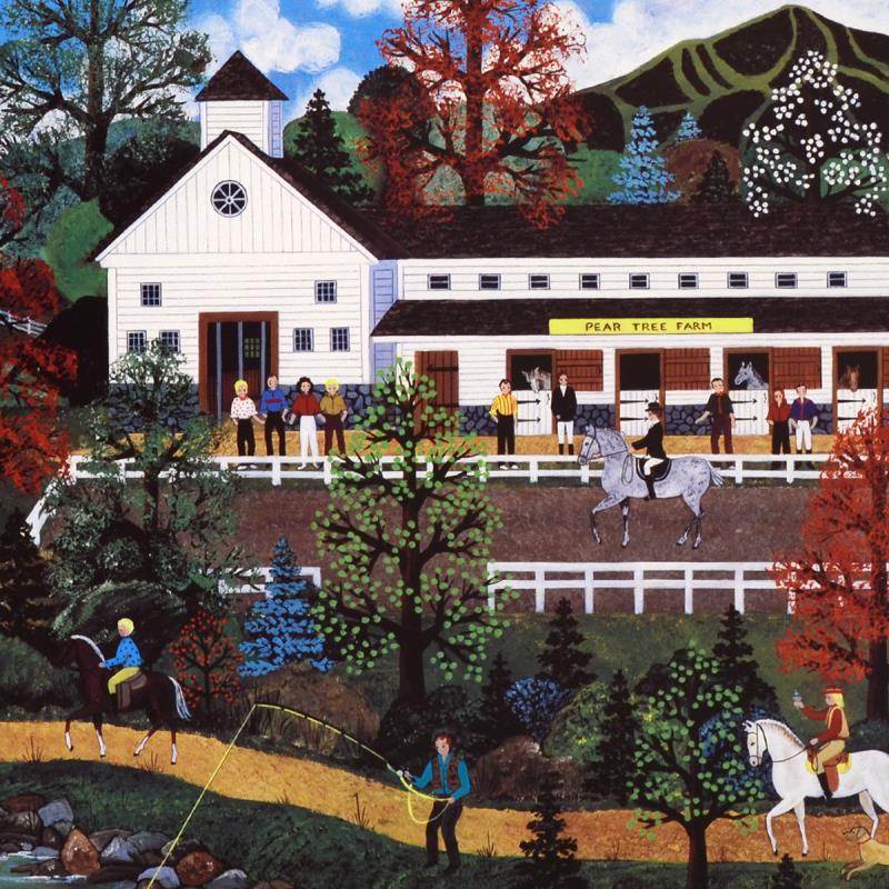 Queen of the Trail Jane Wooster Scott Offset Lithograph Print Artist Hand Signed and Numbered