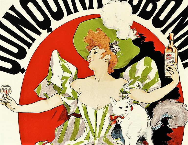 Quinquina Dubonnet RE Society Hand Pulled Lithograph Print Numbered and Signed