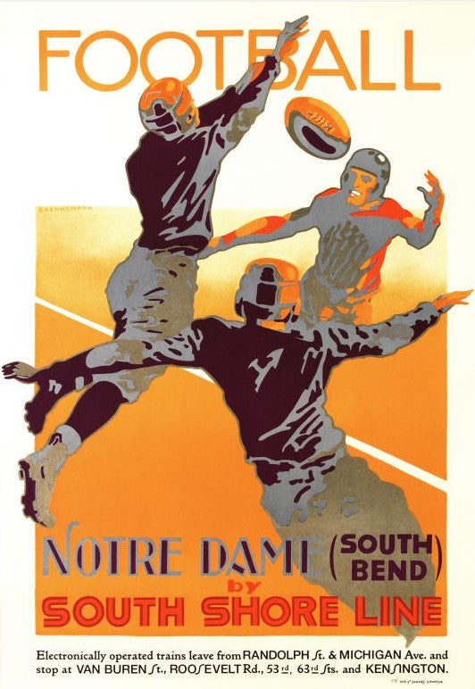Notre Dame RE Society Hand Pulled Lithograph Print Lithographer Hand Signed and Numbered