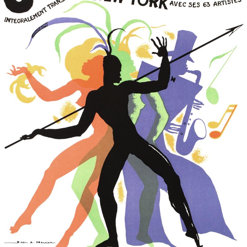 Cotton Club RE Society Hand Pulled Lithograph Print Lithographer Hand Signed and Numbered