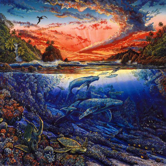 Hanas Secret Magic Robert Lyn Nelson Mixed Media Print Artist Hand Signed and Numbered