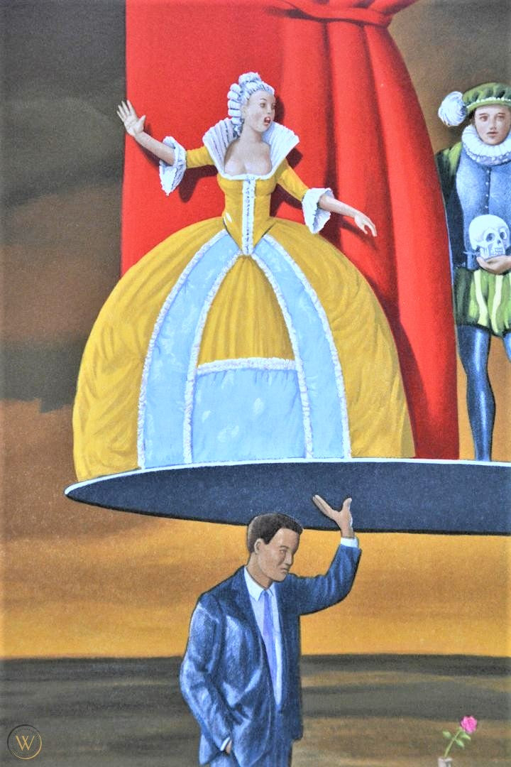 Predictable Assumption Rafal Olbinski Lithograph Print Artist Hand Signed and Numbered