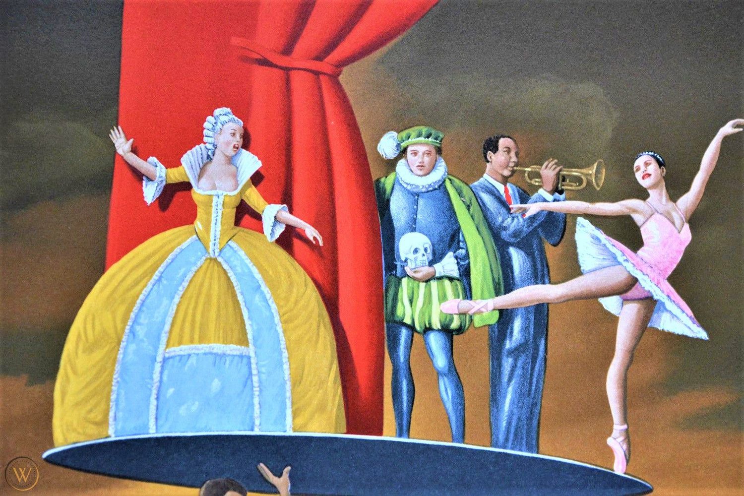 Predictable Assumption Rafal Olbinski Lithograph Print Artist Hand Signed and Numbered