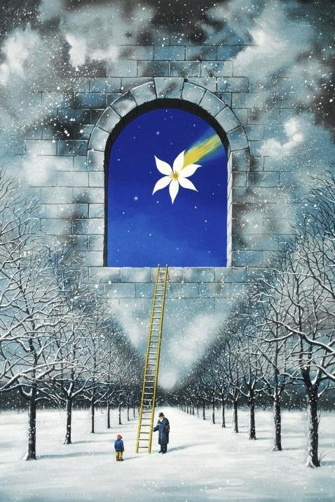 Magical Transparency of Time Rafal Olbinski Hand Pulled Lithograph Print Artist Hand Signed and Numbered