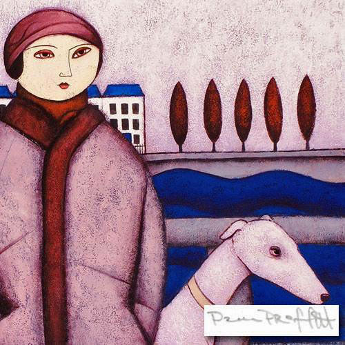 Rives Gauche Paine Proffitt Giclée Print Artist Hand Signed and Numbered