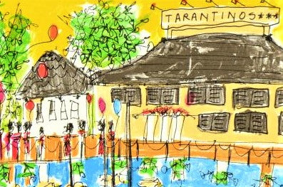 Tarantinos Susan Pear Meisel Lithograph Print Artist Hand Signed and Numbered