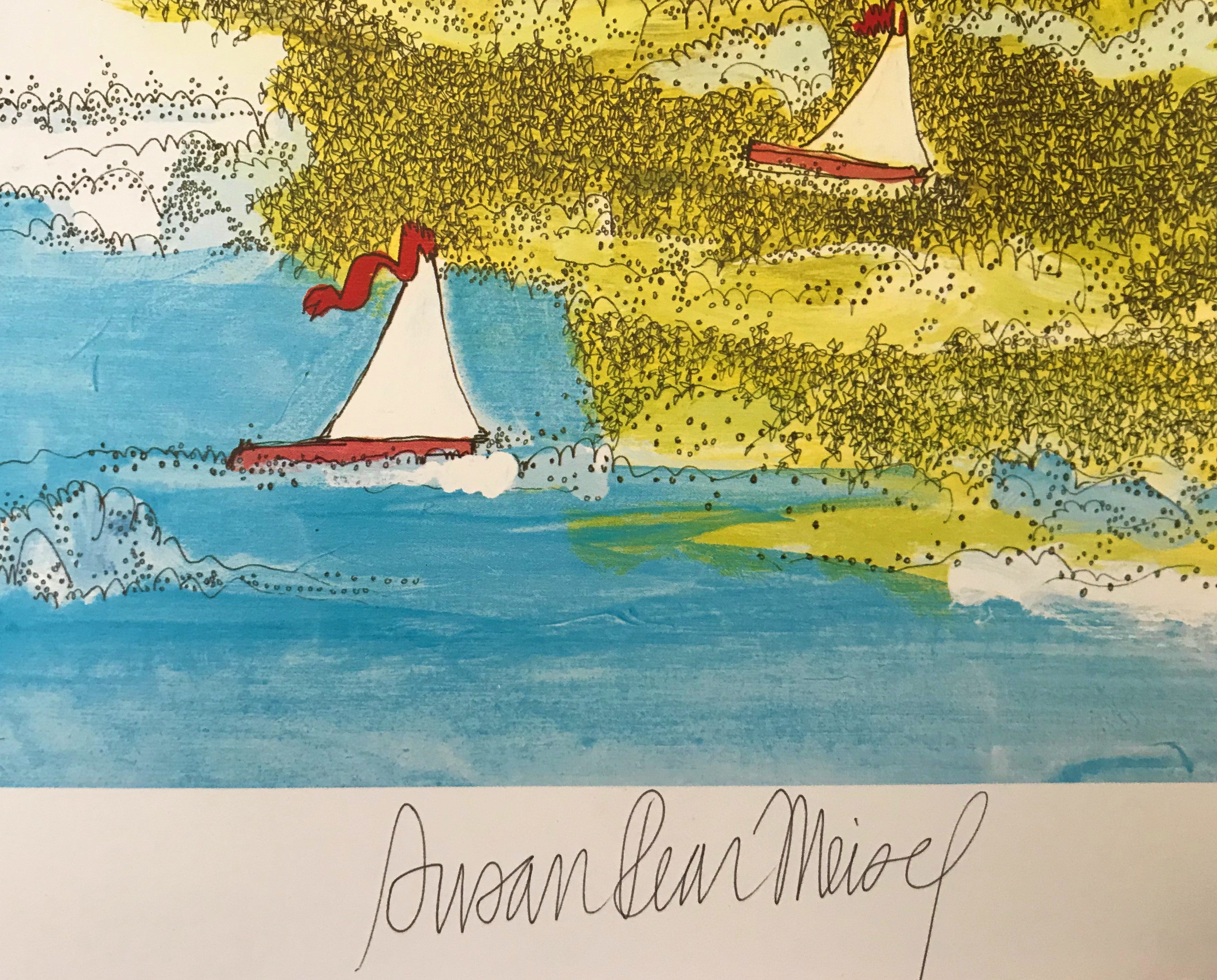 Capitol Susan Pear Meisel Lithograph Print Artist Hand Signed and Numbered