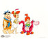 Hanna Barbera Animation Art Strolling With Pebbles Flintstones Sericel