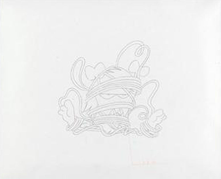 The Pink Panther Show Production Animation Cel and Paired Pencil Sketch Framed
