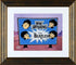 Now Appearing The Beatles DenniLu Sericel with Full Color Lithograph Background Framed