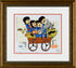 The Beatles Bullride DenniLu Sericel Authorized by Apple Corps Sericel with a Full Background Bearing Dennilu Stamp Framed