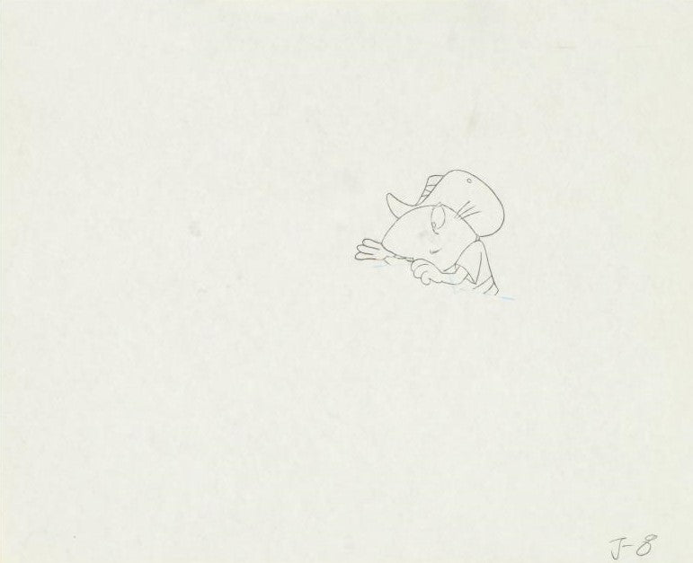 The Pink Panther Show MGM United Artists Original Production Animation Cel with Paired Pencil Sketch