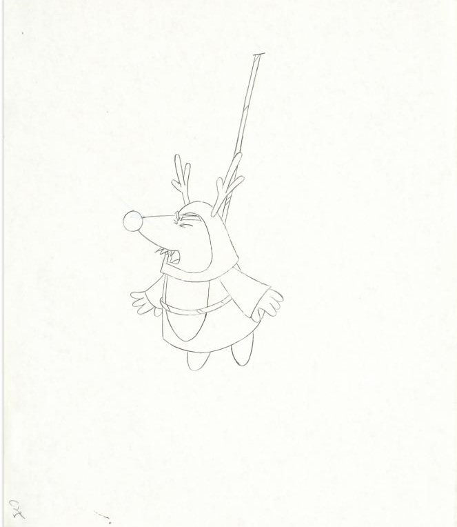 The Pink Panther Show - Full Color Production Animation Cel and Paired Pencil Sketch by MGM/United Artists