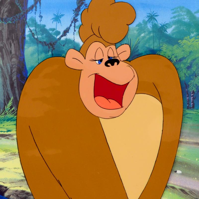 The Pink Panther Show Production Animation Cel with Paired Pencil Sketch