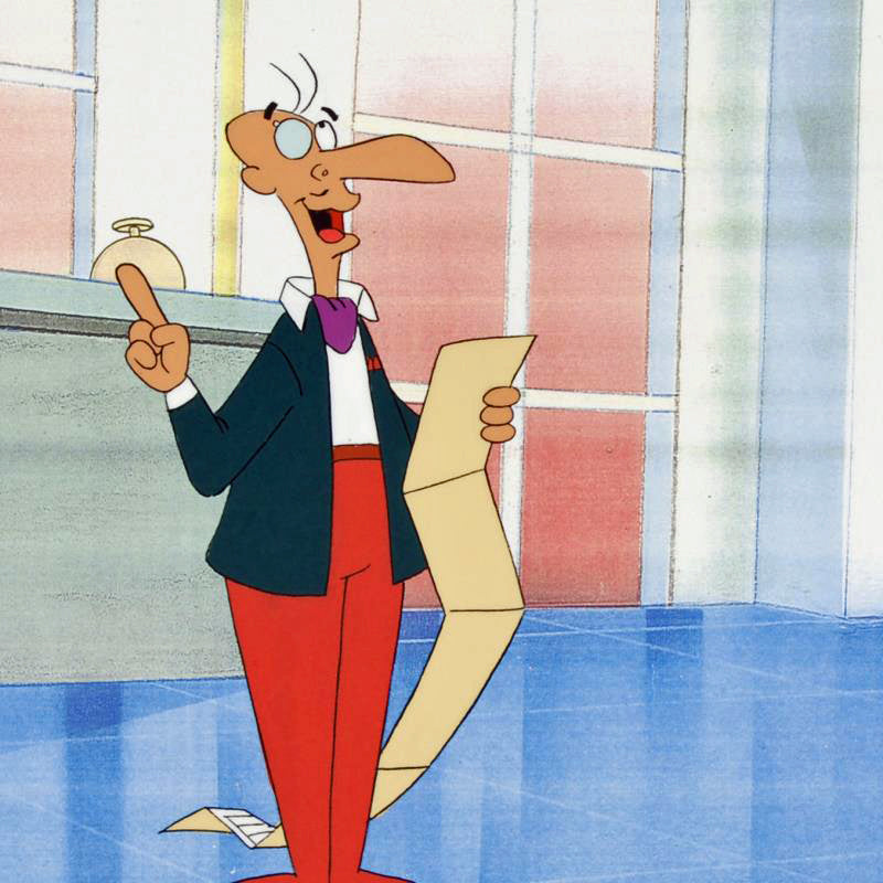 The Pink Panther Show MGM United Artists Production Animation Cel with Paired Pencil Sketch