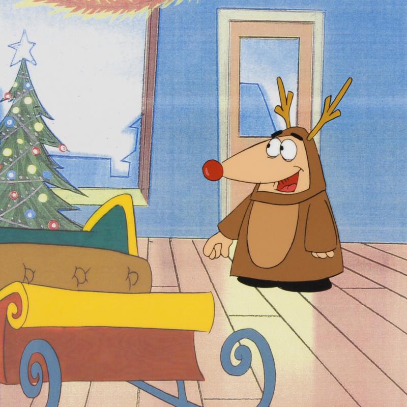 The Pink Panther Show MGM United Artists Production Animation Cel with Paired Pencil Sketch