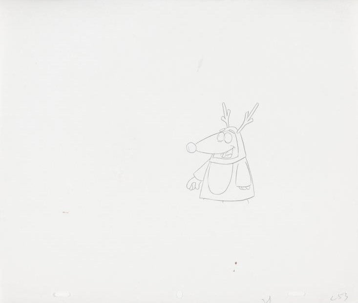 The Pink Panther Show MGM United Artists Production Animation Cel with Paired Pencil Sketch