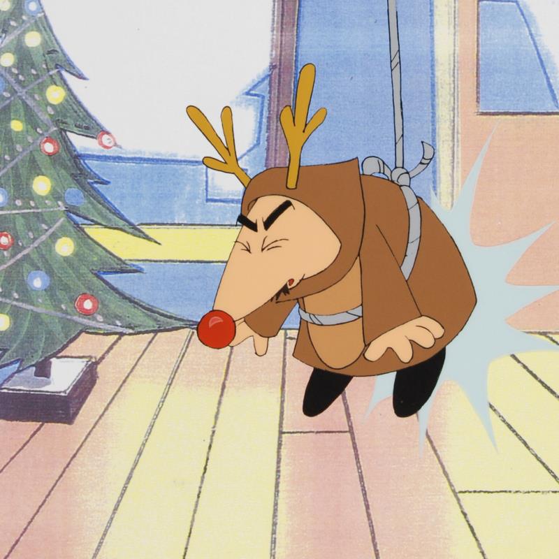 The Pink Panther Show MGM United Artists Production Animation Cel with Paired Pencil Sketch