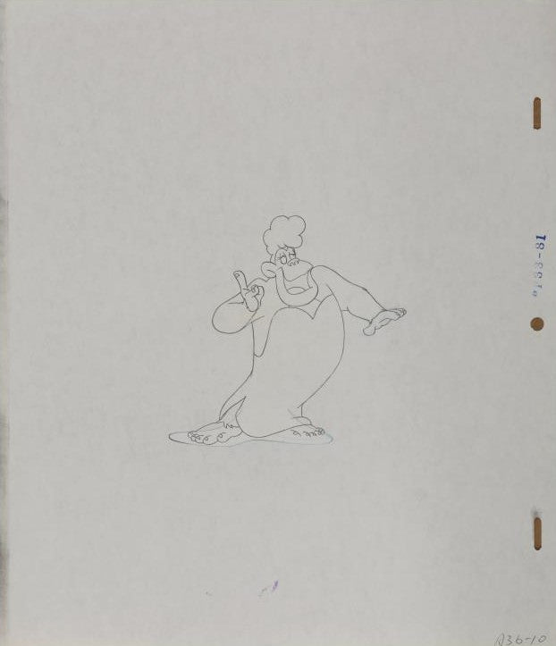 The Pink Panther Show MGM United Artists Production Animation Cel with Paired Pencil Sketch